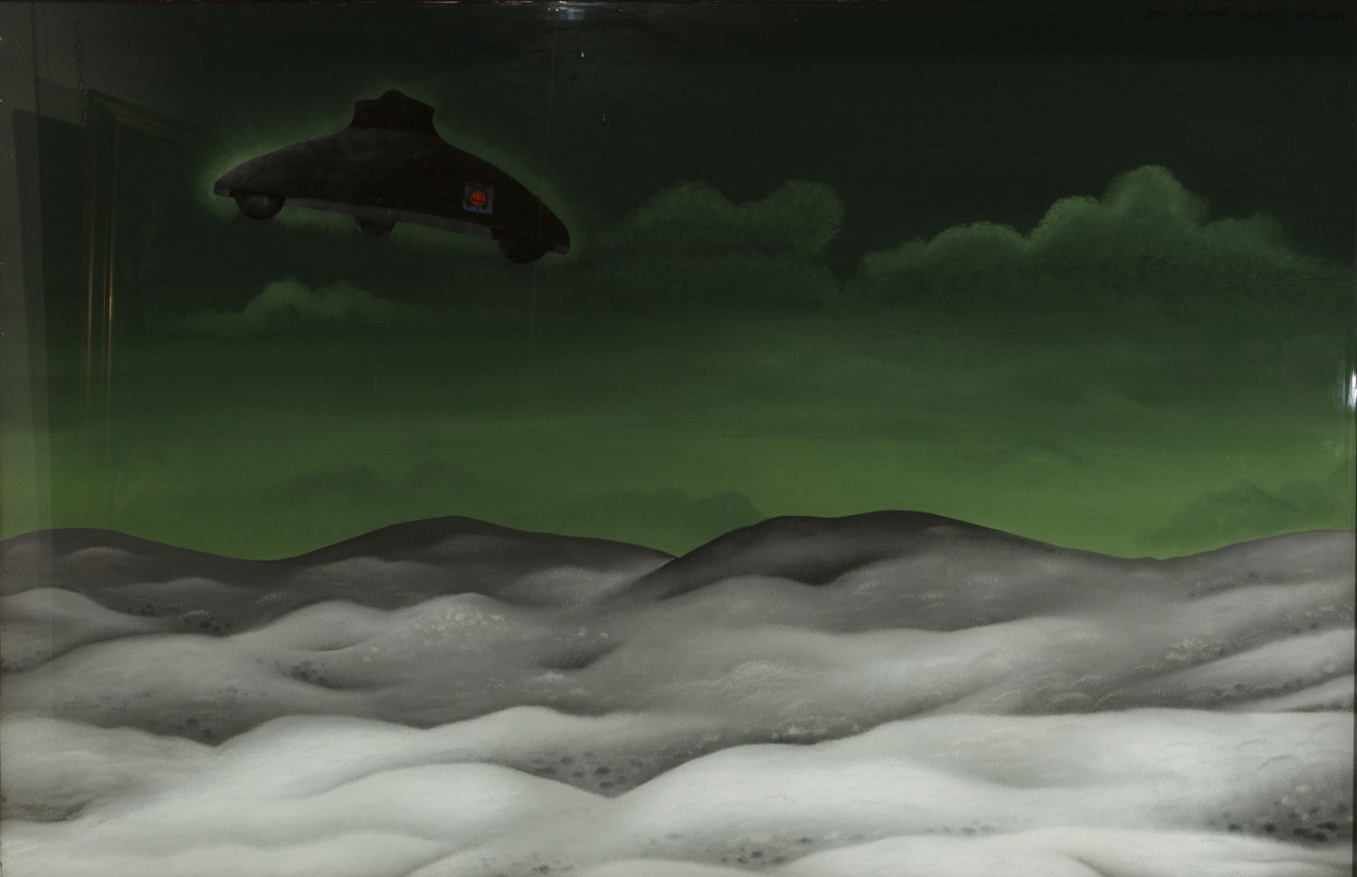 Josip Generalić Đurđevečki peski '74 200x130cm Ulje na staklu 1974